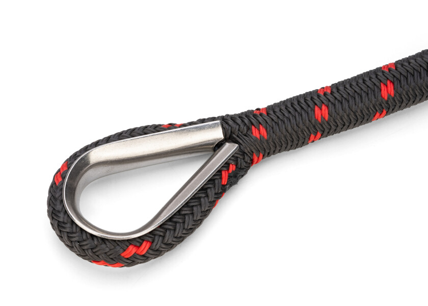 Купить GLEISTEIN 55983 DOCK-FLEX - Швартовный трос / с коушем / антрацитовый / красный / Веревка-Ø: 16 мм; Длина: 8 м 55983-bvs 7ft.ru в интернет магазине Семь Футов