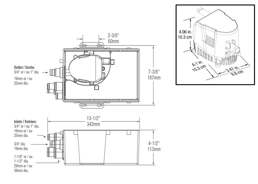 Купить ATTWOOD Shower Water Sump Box Mk2 800 / 24V 75849-bvs 7ft.ru в интернет магазине Семь Футов
