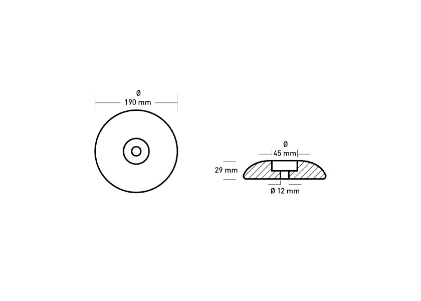 Купить Zinc Double Anodes, round Shape 16028-bvs 7ft.ru в интернет магазине Семь Футов