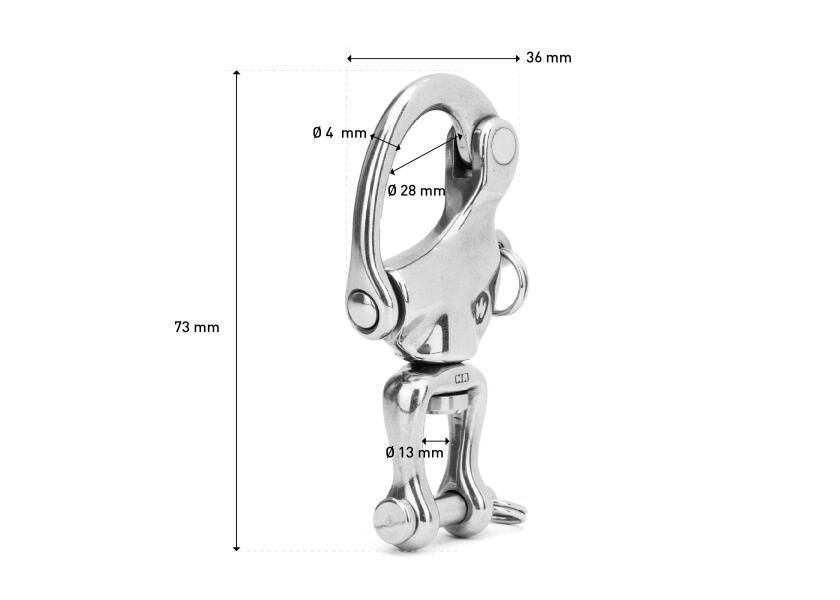 Купить WICHARD Snap Shakle with Clevis Pin Swivel 53819-bvs 7ft.ru в интернет магазине Семь Футов