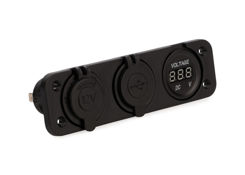 Купить USB Port, 4.8 A with integr. Voltmeter and Power Socket 29123-bvs 7ft.ru в интернет магазине Семь Футов