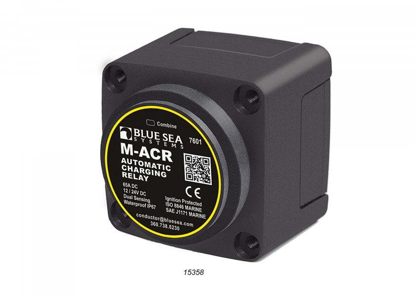 Купить Автоматическое зарядное реле Blue Sea m-ACR 7601 12/24В 65А 7ft.ru в интернет магазине Семь Футов
