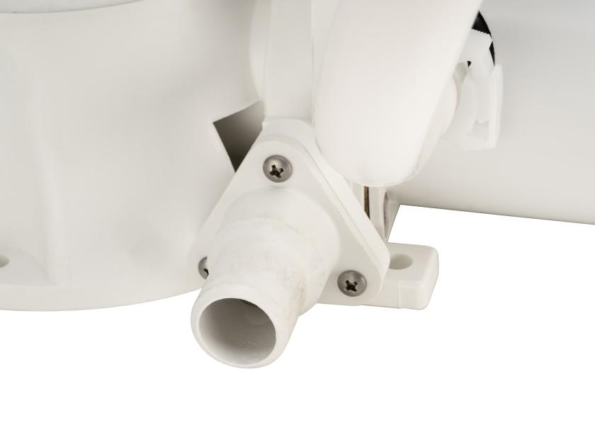 Купить Электрический туалет Johnson Pump Aqua-T Standard Electric Compact 80-47435-01 12В 430x345x390мм с центробежным насосом-мацератором белый 7ft.ru в интернет магазине Семь Футов