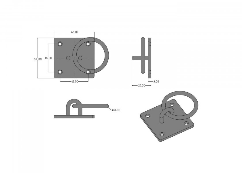 Купить Mooring Ring / Stainless Steel / 70 mm 17545-bvs 7ft.ru в интернет магазине Семь Футов