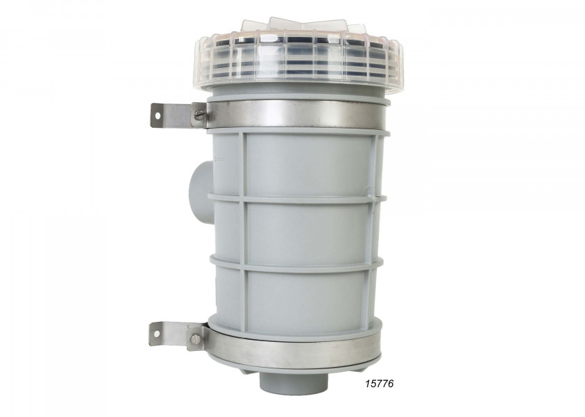 Купить Фильтр забортной воды Vetus FTR132038 205л/мин 297x185мм резьба 1"1/2 под шланг Ø38мм из серого пластика 7ft.ru в интернет магазине Семь Футов