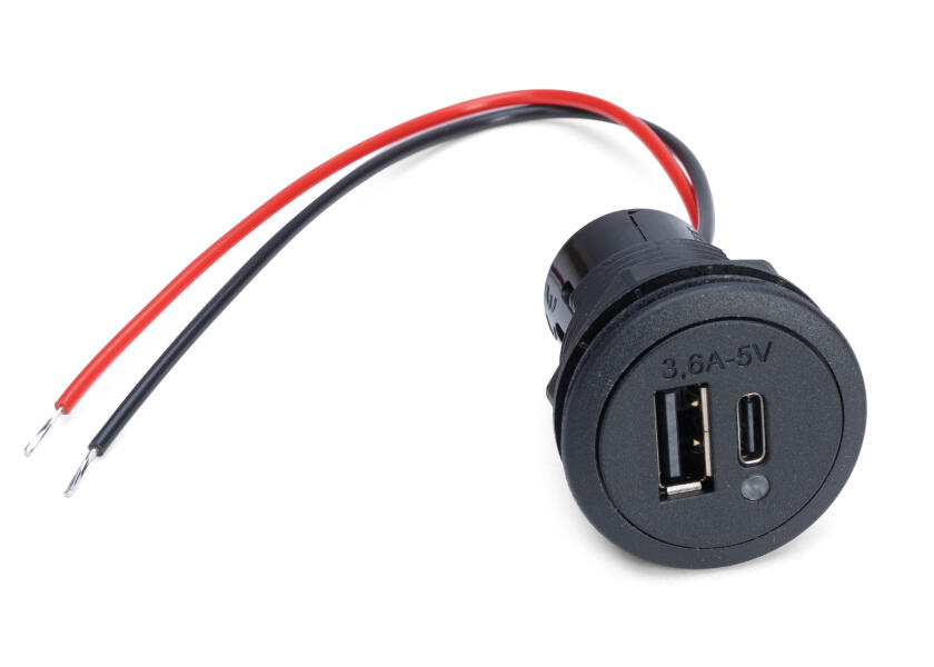 Купить USB-C/A Dual Power Port 25800-bvs 7ft.ru в интернет магазине Семь Футов