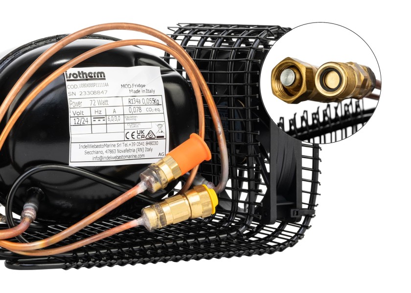 Купить Система охлаждения с компрессором Danfoss Isotherm 3201 U100X035A17161AA 12/24 В для холодильников до 125 л 7ft.ru в интернет магазине Семь Футов