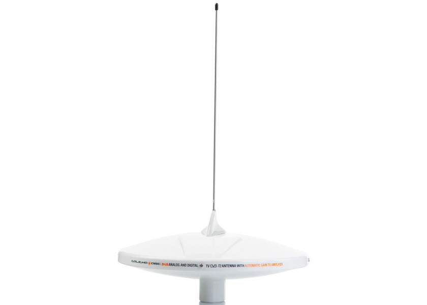 Купить Телевизионная антенна Glomex Talitha V9125AGCU/DAB20 Ø250x151мм 12-24В 40-890МГц 23дБ всенаправленная с автоматическим усилителем 7ft.ru в интернет магазине Семь Футов