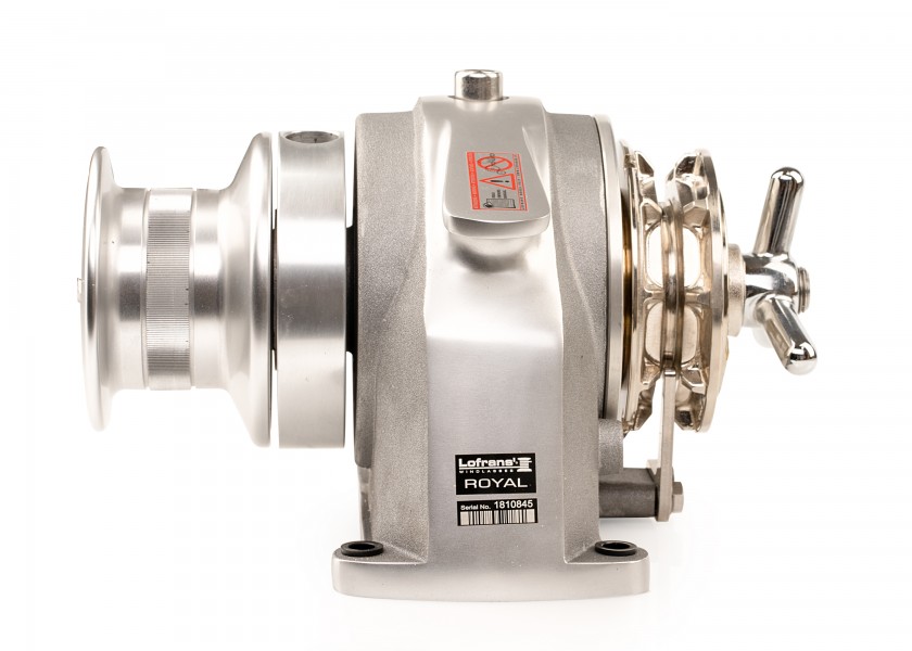 Купить Брашпиль горизонтальный якорный с кабестаном Lofrans Royal 220002 10 мм ручное управление 7ft.ru в интернет магазине Семь Футов