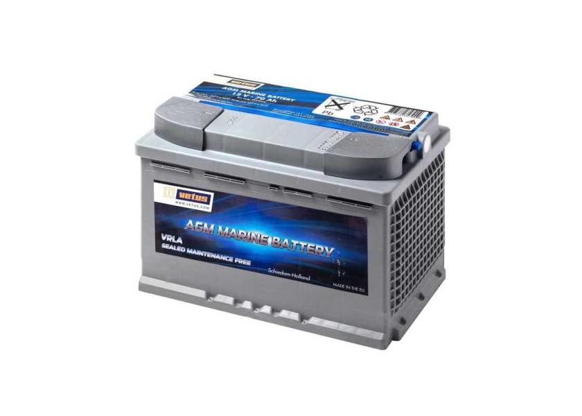 Купить Необслуживаемый судовой аккумулятор Vetus VEAGM60 12В 60Ач 242x175x190мм тип AGM 7ft.ru в интернет магазине Семь Футов