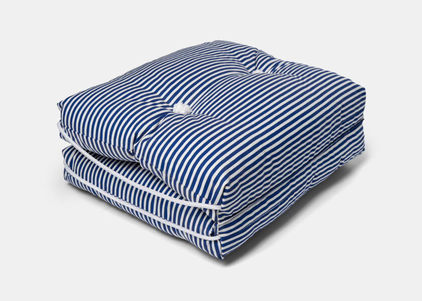 Купить Kapok Double Cushion / royal blue / thin stripes 57359-bvs 7ft.ru в интернет магазине Семь Футов