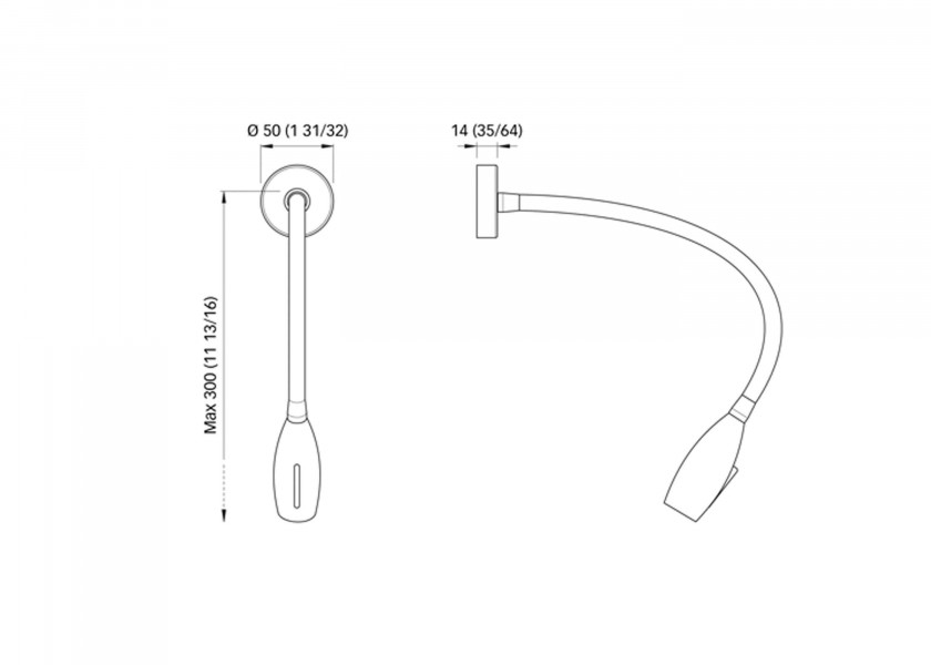 Купить QUICK MAYA Reading Light / cold white 67051-bvs 7ft.ru в интернет магазине Семь Футов