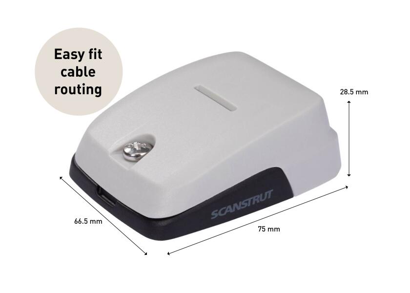 Купить Scanstrut DS-HD10 Двойной горизонтальный кабельный ввод IP68 White 10 mm 7ft.ru в интернет магазине Семь Футов