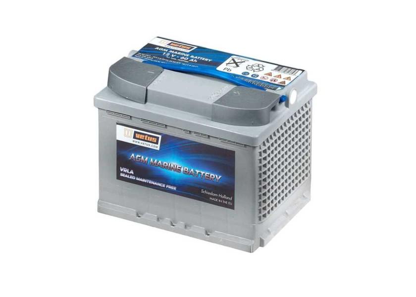 Купить Необслуживаемый судовой аккумулятор Vetus VEAGM60 12В 60Ач 242x175x190мм тип AGM 7ft.ru в интернет магазине Семь Футов