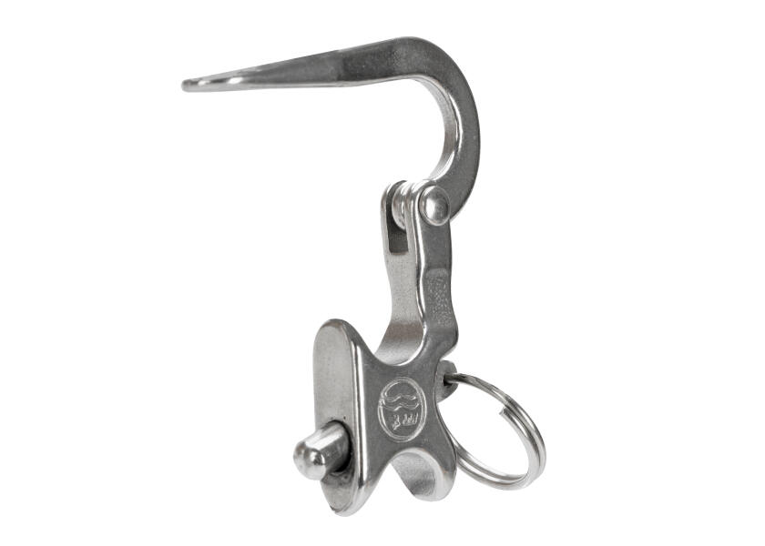 Купить Скоба из нержавеющей стали с предохранительной защелкой / Длина: 110 мм 7ft.ru в интернет магазине Семь Футов