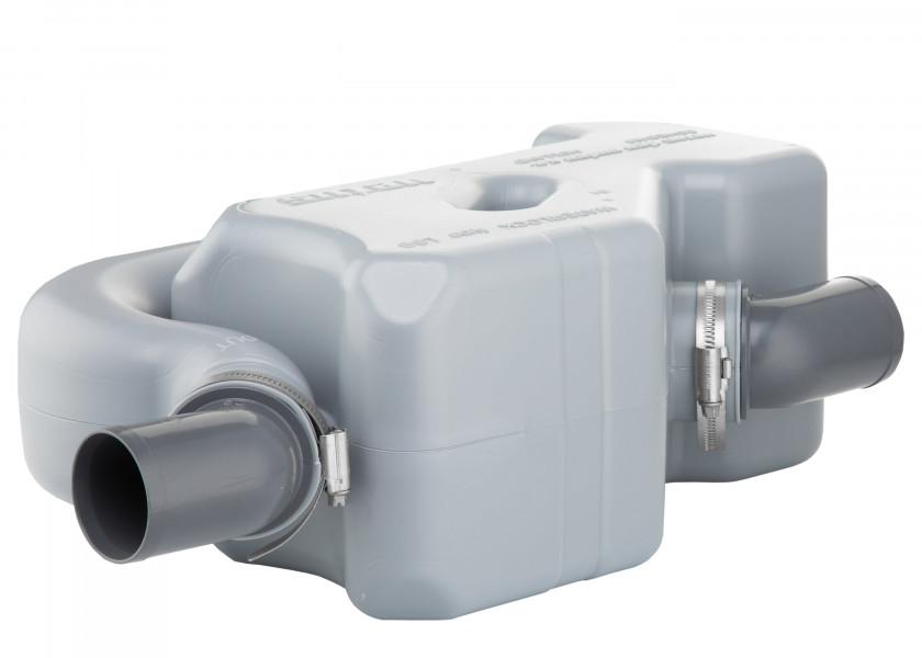 Купить Гидрозатвор Vetus LSG60 17л 578x170x368мм 360° входное соединение Ø60мм для выхлопного шланга Ø60мм со встроенным обратным клапаном 7ft.ru в интернет магазине Семь Футов