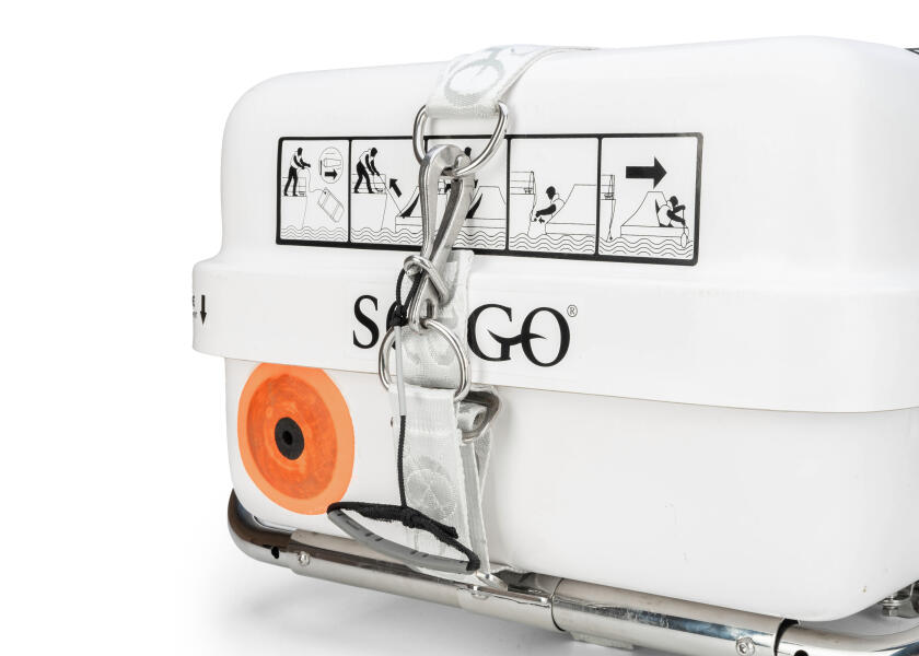 Купить SEAGO Life Raft Holder / vertical 56171-bvs 7ft.ru в интернет магазине Семь Футов