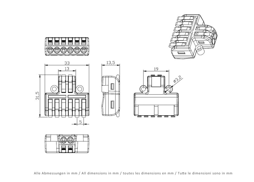 Купить SEATEC Connection terminal 2 inputs - 6 outputs / 0.2 - 4 mm2 / 4 pcs. 29749-bvs 7ft.ru в интернет магазине Семь Футов