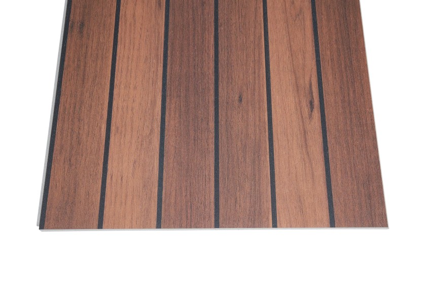 Купить NAUTIKFLÖR SAM-NFG-TBL Напольное покрытие из тикового дерева / защелкивающийся винил, имитирующий тик / черная линия герметика / 2,22 м² / Тип: Образец 7ft.ru в интернет магазине Семь Футов