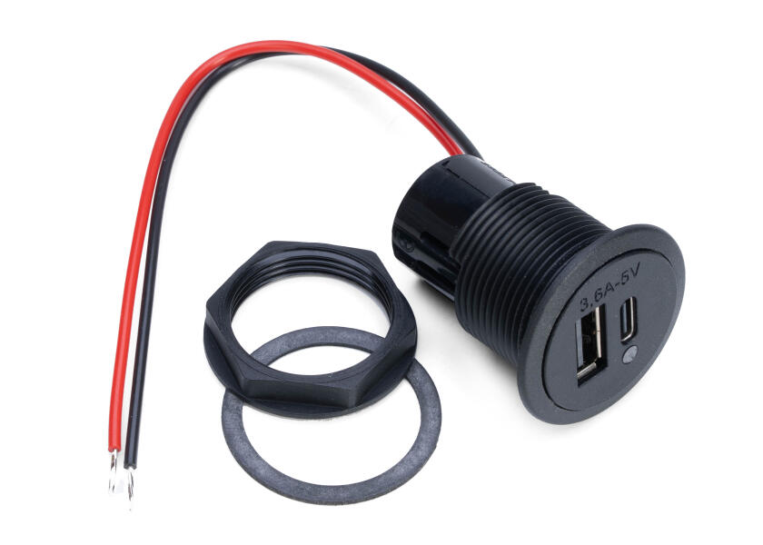 Купить USB-C/A Dual Power Port 25800-bvs 7ft.ru в интернет магазине Семь Футов