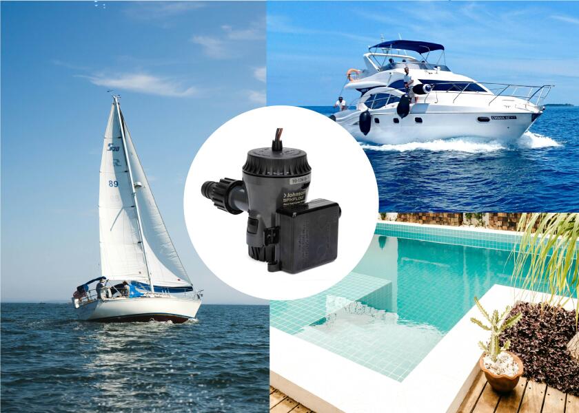 Купить Автоматический погружной трюмный насос Johnson Pump Aqua Void Automatic Ultima Combo 10-13635-01 500GPH 12В 2,7А 38л/мин под шланг Ø19мм корпус из АБС-пластика 7ft.ru в интернет магазине Семь Футов