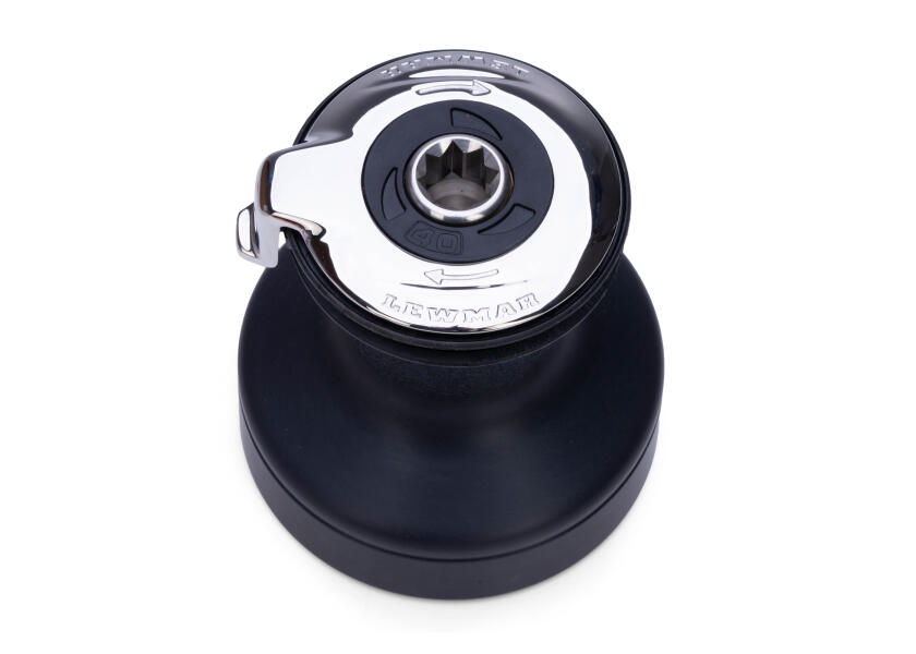 Купить Лебёдка двухскоростная из черного алюминия Lewmar EVO 40ST 49540055 13,2:1/40,2:1 795 кг 8 - 12 мм 7ft.ru в интернет магазине Семь Футов