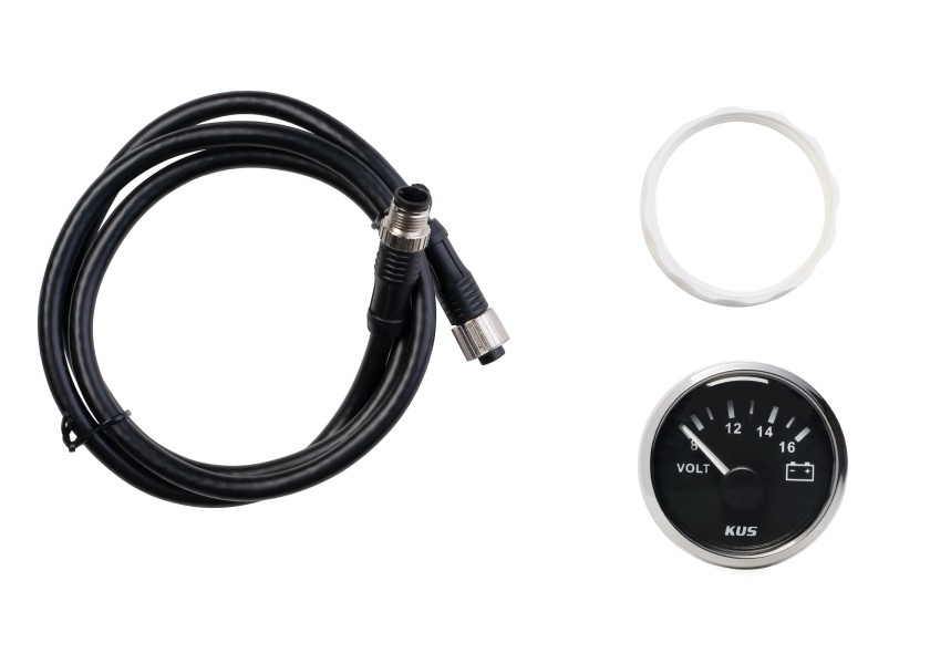 Купить KUS 29277 NMEA2000 Вольтметр / 8–16 В / 52 мм 29277-bvs 7ft.ru в интернет магазине Семь Футов