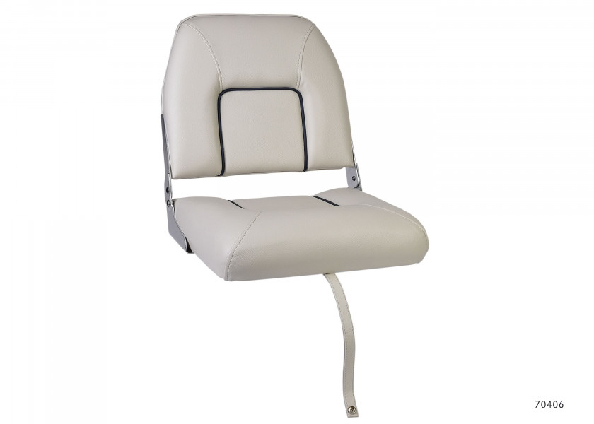 Купить Складное судовое кресло Vetus V-quipment First Mate CHFSW 480 x 450 x 400 мм белое с синими швами поставляется без стойки 7ft.ru в интернет магазине Семь Футов