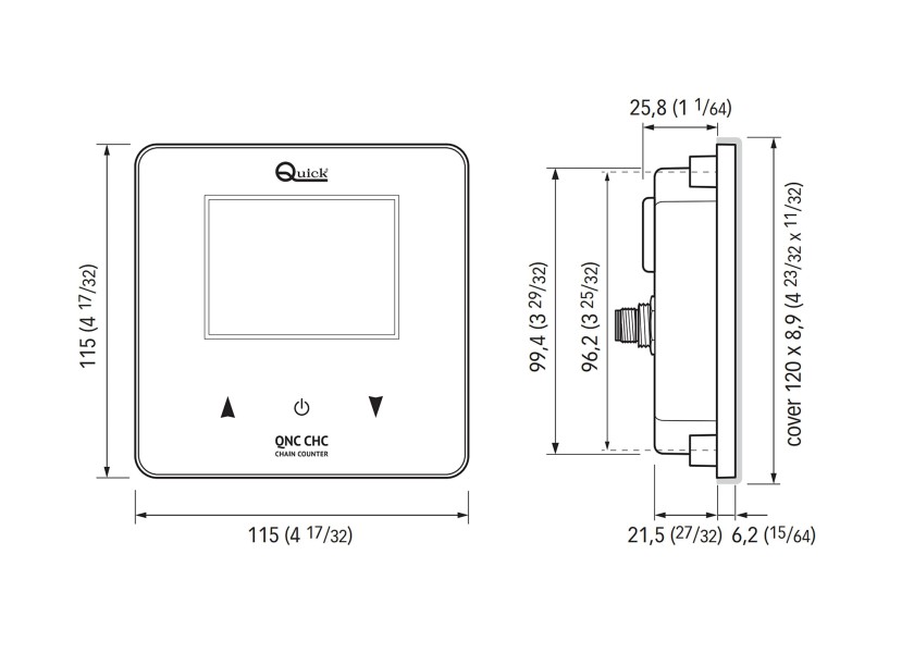Купить QUICK QNC CHC Control Panel and Chain Counter 61249-bvs 7ft.ru в интернет магазине Семь Футов