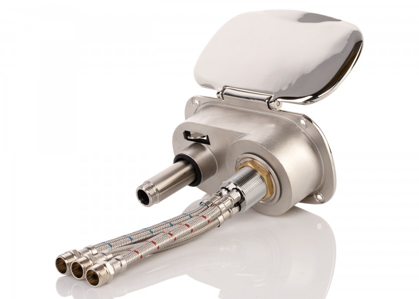 Купить Stainless Steel Deck Shower with Mixer / 4.0m PVC hose 30234-bvs 7ft.ru в интернет магазине Семь Футов