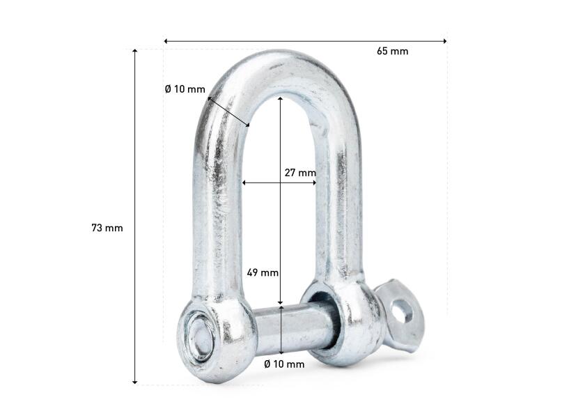 Купить Steel Shackle, straight 11128-bvs 7ft.ru в интернет магазине Семь Футов