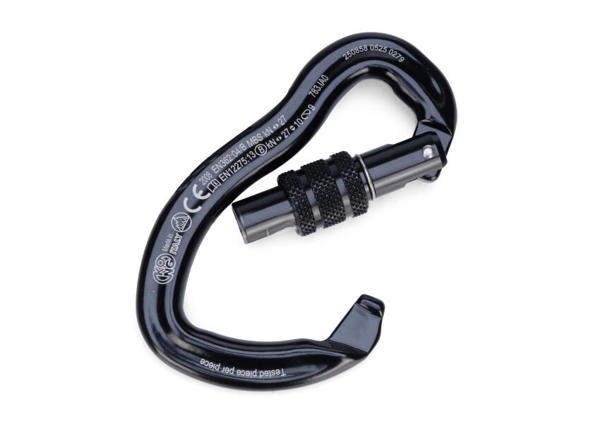 Купить KONG ERGO SCREW SLEEVE Aluminium Carabiner / asymmetrical 33975-bvs 7ft.ru в интернет магазине Семь Футов