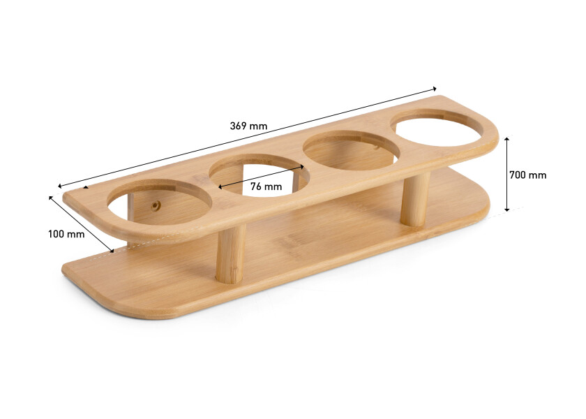Купить PLASTIMO Bamboo Glass Holder / 4 glasses 31634-bvs 7ft.ru в интернет магазине Семь Футов