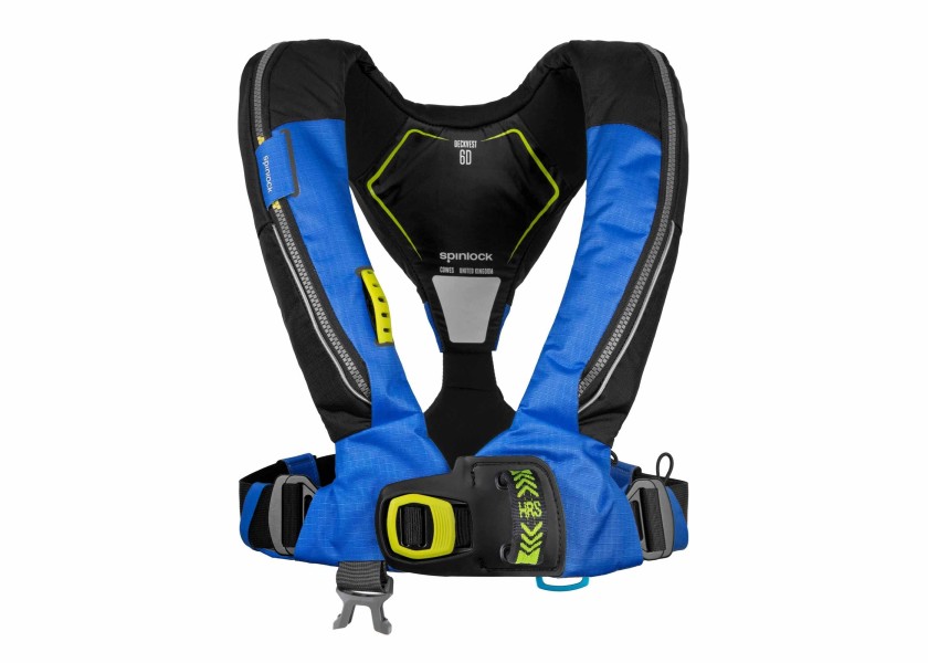 Купить Spinlock DW-LJH6D/APB/HRS 6D 170N С установленным спасательным жилетом системы HRS Голубой Pacific Blue 7ft.ru в интернет магазине Семь Футов