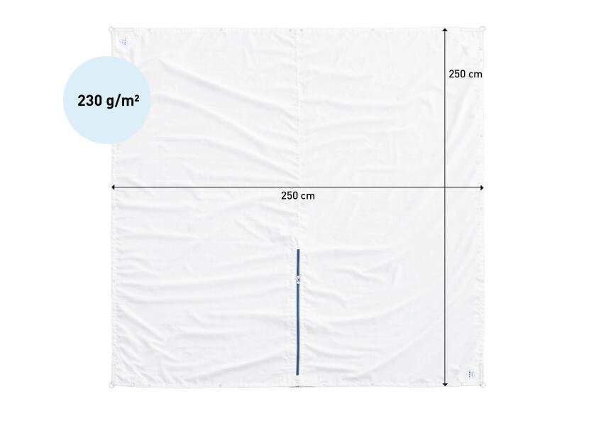 Купить SVB Square Sunsail / white / 2.5 x 2.5 m 48399-bvs 7ft.ru в интернет магазине Семь Футов