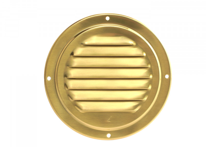 Купить Решетка вентиляционная Roca 481435 Ø125мм без сетки из полированной латуни 7ft.ru в интернет магазине Семь Футов