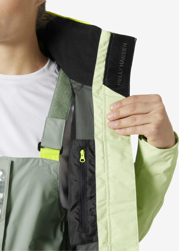 Купить HELLY HANSEN Женская парусная куртка PIER 4.0 / мытый салатовый / Размер одежды: М 7ft.ru в интернет магазине Семь Футов