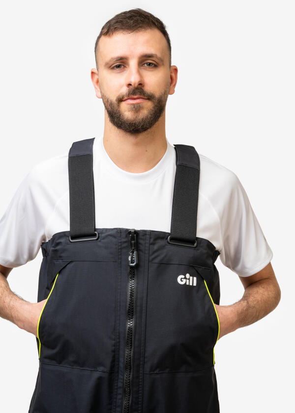 Купить Gill OS26T-BLK01-M брюки с бретелями OS2 Offshore Черный Black M 7ft.ru в интернет магазине Семь Футов