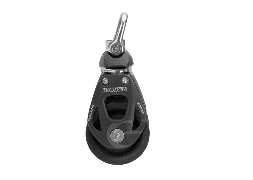 Купить Harken 6240 45 Mm Тройной поворотный шкив Черный Black / Silver 7ft.ru в интернет магазине Семь Футов