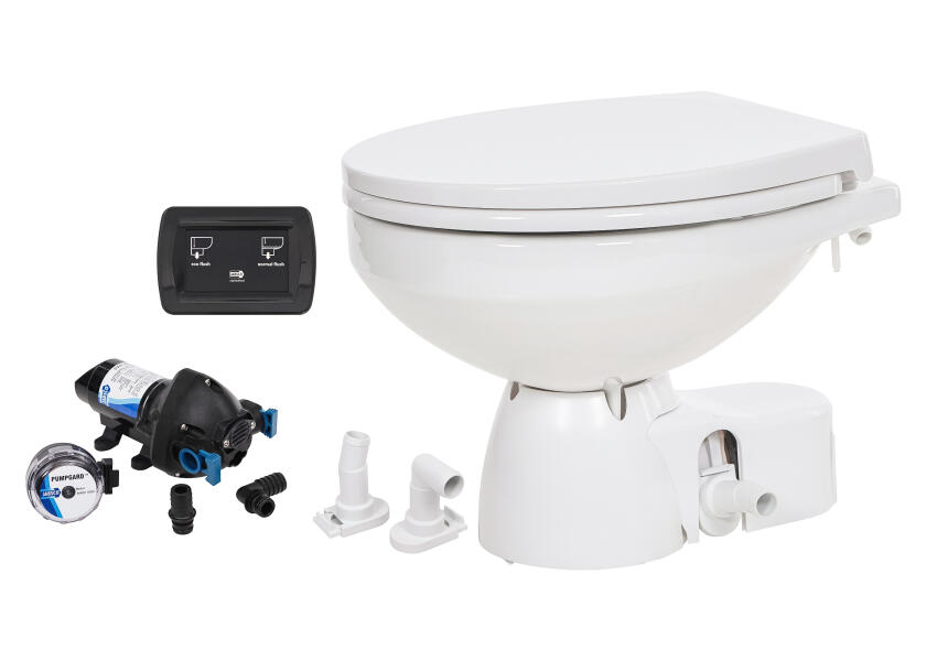 Купить Jabsco 38245-4194 Quiet Flush E2 Electric Toilet with Flush Pump, Comfort Size, Soft Close, 24V 7ft.ru в интернет магазине Семь Футов