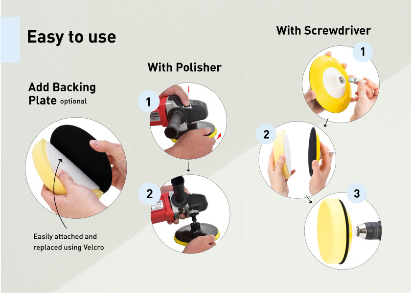 Купить SEATEC Полировальная губка / плоская / средняя / Ø: 150 мм 7ft.ru в интернет магазине Семь Футов