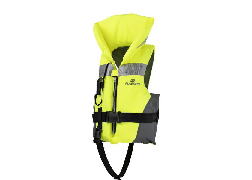 Купить Страховочный детский спасательный жилет Plastimo Kid'O 71024 100N 15-30кг полиэтиленовый желтый 7ft.ru в интернет магазине Семь Футов
