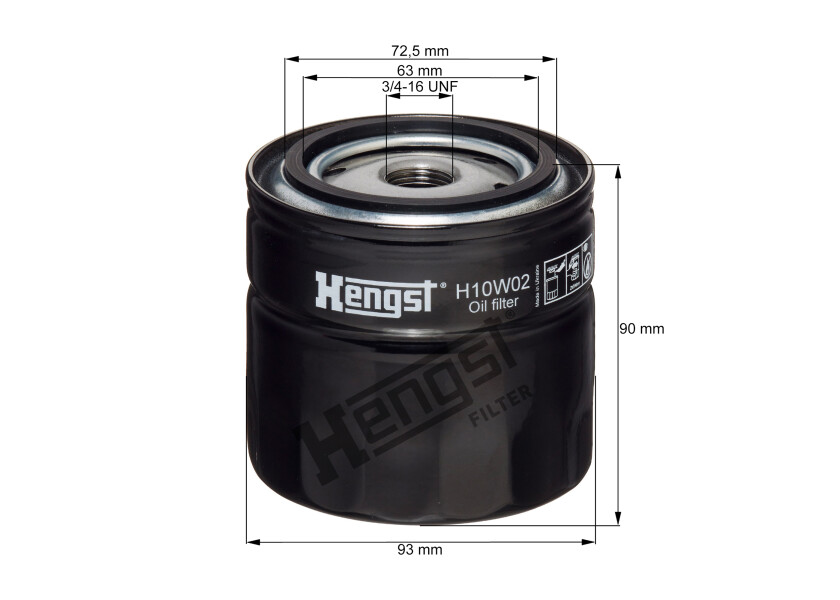 Купить HENGST H10W02 Фильтр масляный на Бух ДВ серии 36/48 7ft.ru в интернет магазине Семь Футов