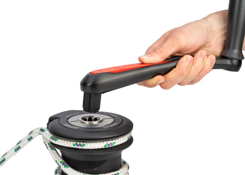 Купить Ручка для лебедки с автоматическим механизмом QuickLock Ronstan RF4430 200мм из анодированного алюминия для судов до 25м черно-красная 7ft.ru в интернет магазине Семь Футов
