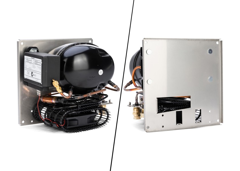 Купить Полная система охлаждения с L-образным испарителем Dometic CU-55 + VD-01 9105306621 7ft.ru в интернет магазине Семь Футов