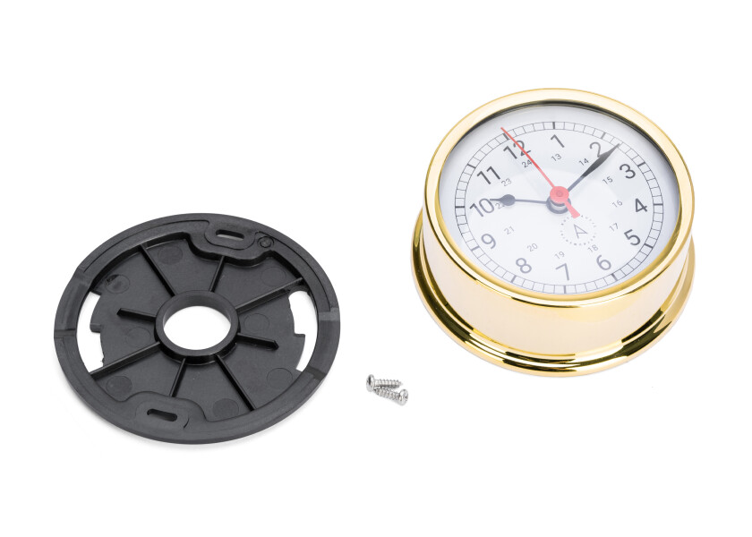 Купить AUTONAUTIC ATLANTIC 95 Quartz Clock / Arabic dial / gold-plated 50276-bvs 7ft.ru в интернет магазине Семь Футов