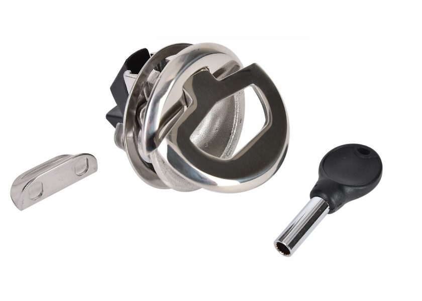 Купить Круглая подъемная ручка с замком 7ft.ru в интернет магазине Семь Футов