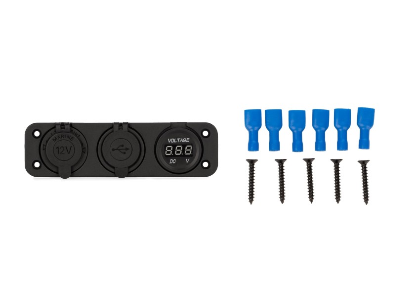 Купить USB Port, 4.8 A with integr. Voltmeter and Power Socket 29123-bvs 7ft.ru в интернет магазине Семь Футов