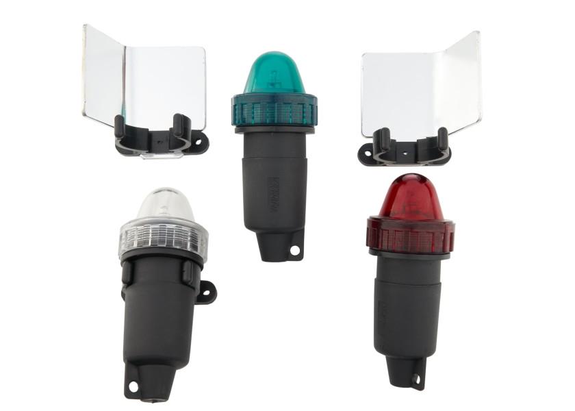 Купить Набор из трёх аварийных ходовых огней Lalizas 30010 белый/красный/зелёный с лампой накаливания 360° 7ft.ru в интернет магазине Семь Футов