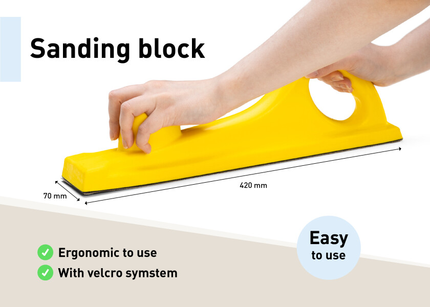 Купить SEATEC Sanding Block 420x70 mm 31251-bvs 7ft.ru в интернет магазине Семь Футов